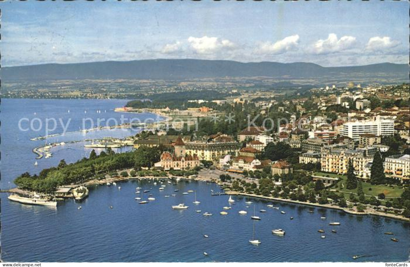 12017296 Lausanne Ouchy Vue Generale Lausanne Ouchy - Andere & Zonder Classificatie