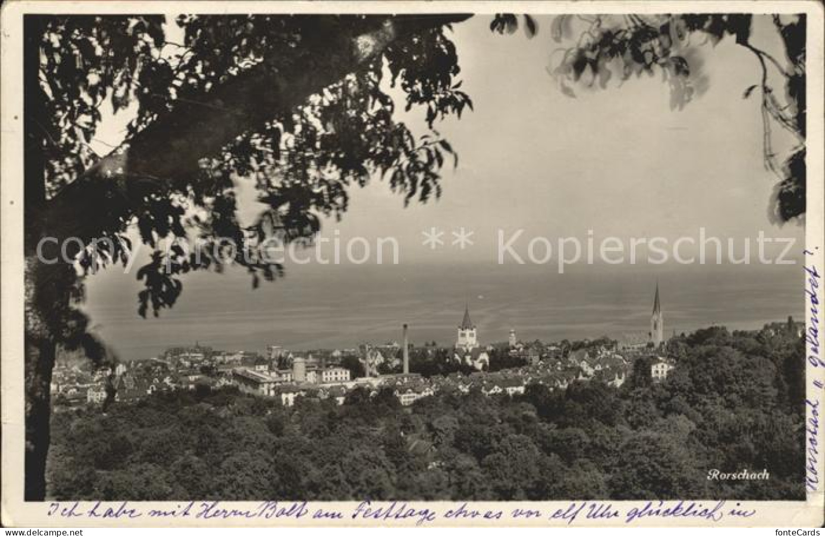 12016386 Rorschach Bodensee Panorama Rorschach - Sonstige & Ohne Zuordnung