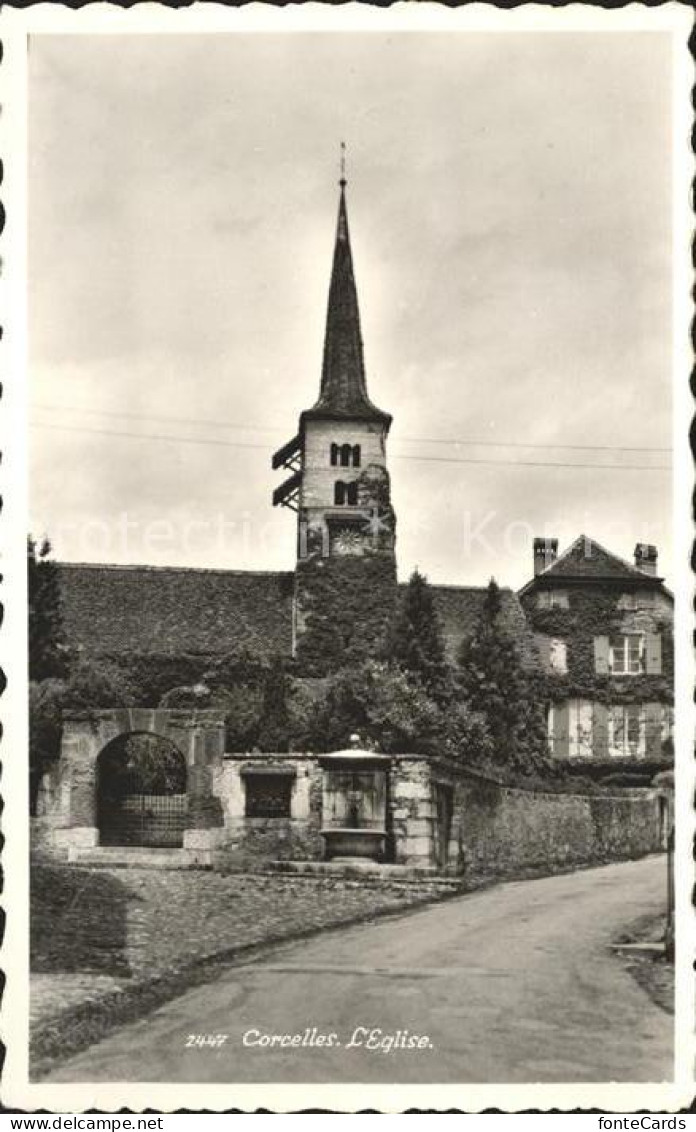 12014066 Corcelles NE Eglise Kirche Corcelles NE - Otros & Sin Clasificación