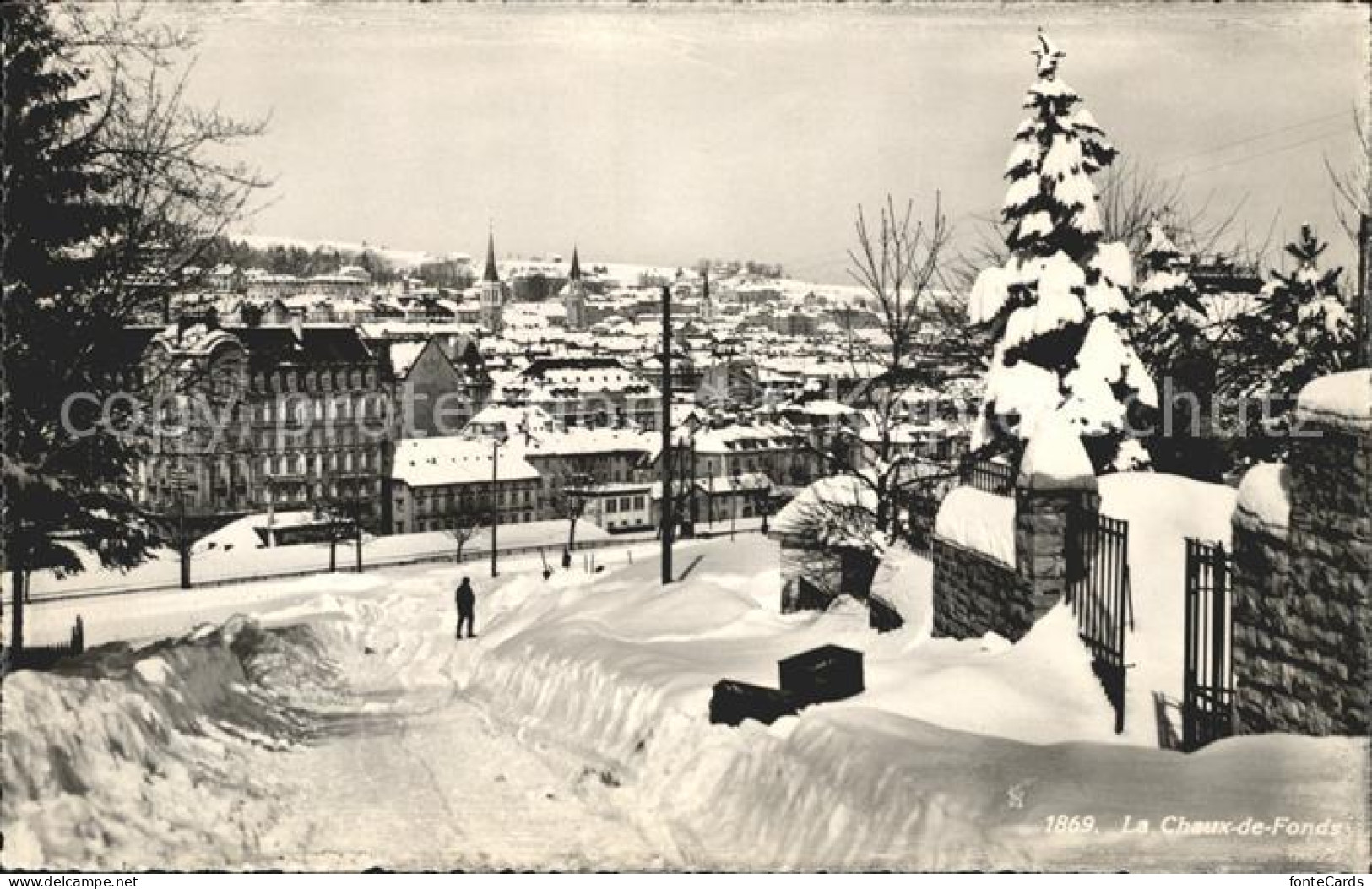 12013986 La Chaux-de-Fonds En Hiver Winterpanorama La Chaux-de-Fonds - Sonstige & Ohne Zuordnung