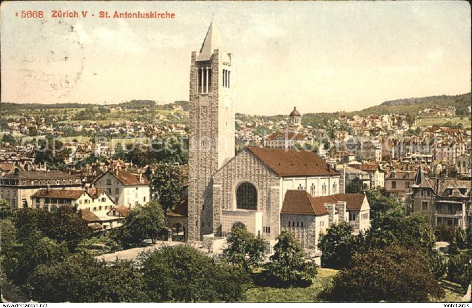 12012466 Zuerich St Antoniuskirche Zuerich - Sonstige & Ohne Zuordnung