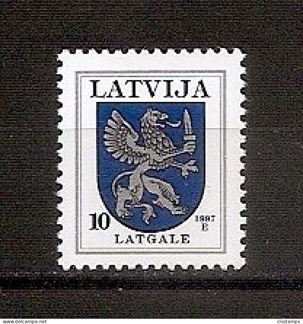 LATVIA 1997 August●Definitive Coat Of Arms Latgale●Mi 374AII MNH - Lettland