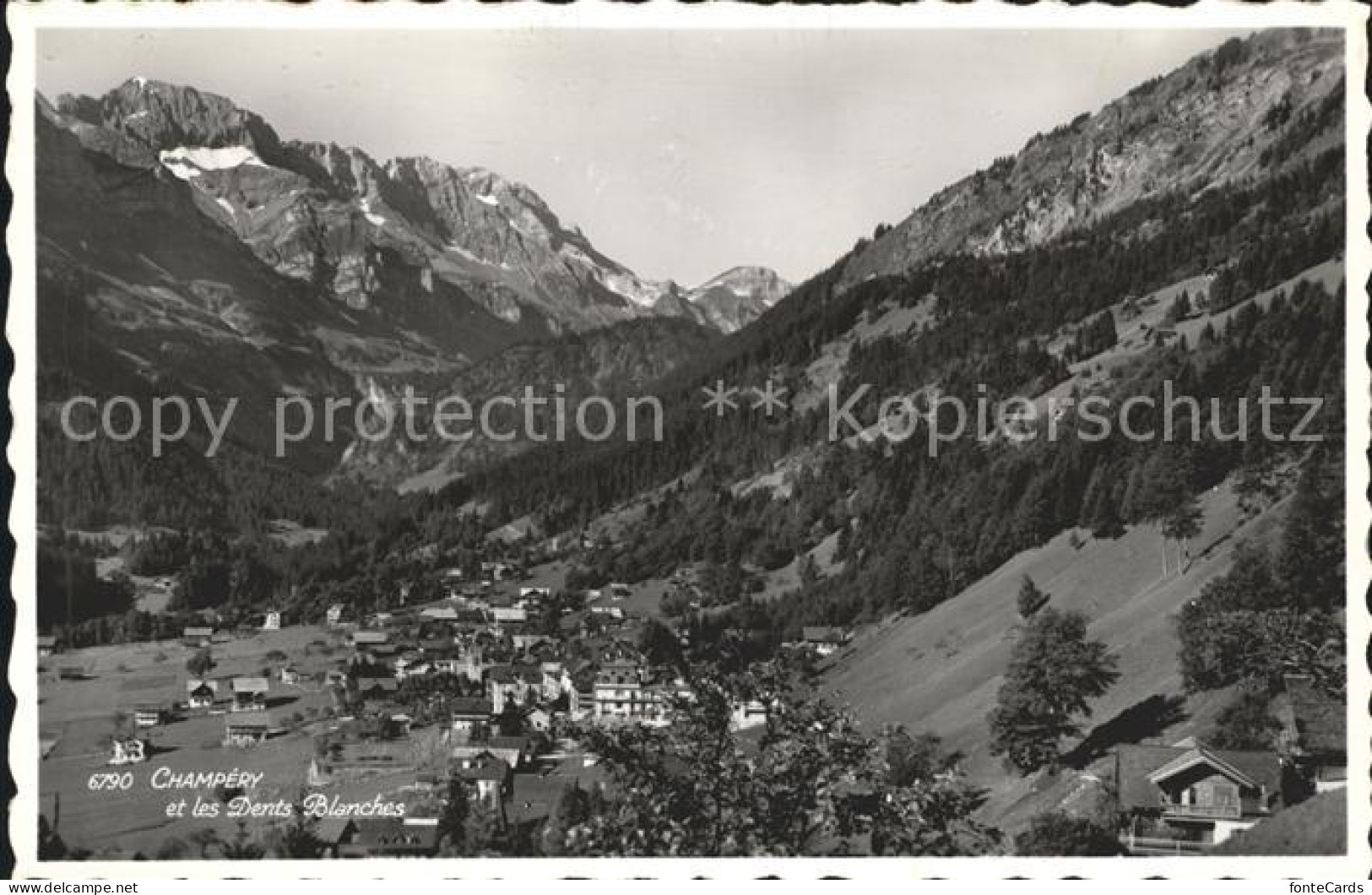 12011856 Champery Panorama Et Les Dents Blanches Champery - Altri & Non Classificati