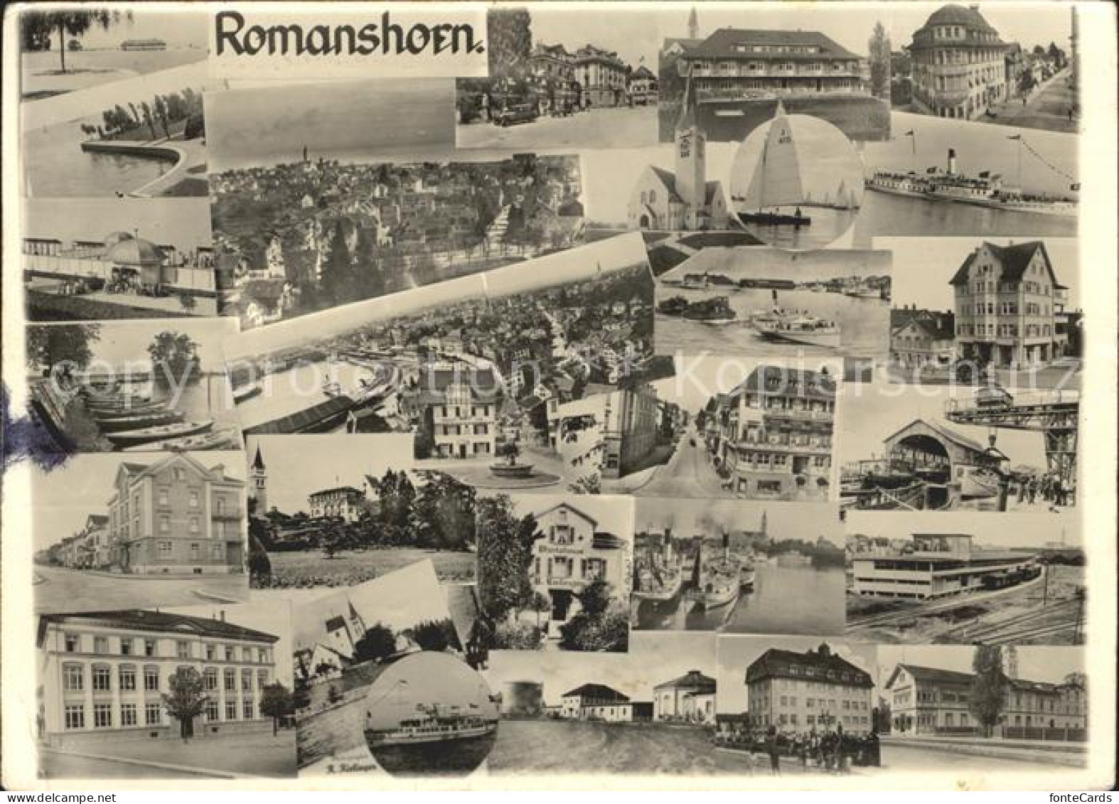 12011066 Romanshorn TG Dampfer Hafen Bahnhof  Romanshorn TG NZ3 - Autres & Non Classés