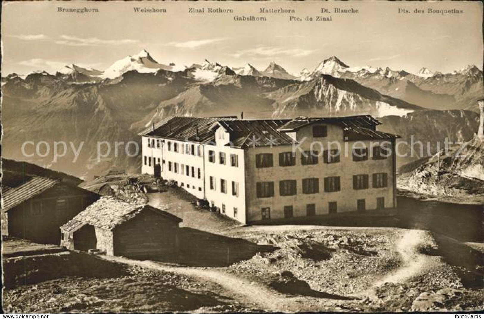 12009866 Gemmipass Wallis Passhoehe Berghotel Wildstrubel Panorama Walliser Alpe - Sonstige & Ohne Zuordnung