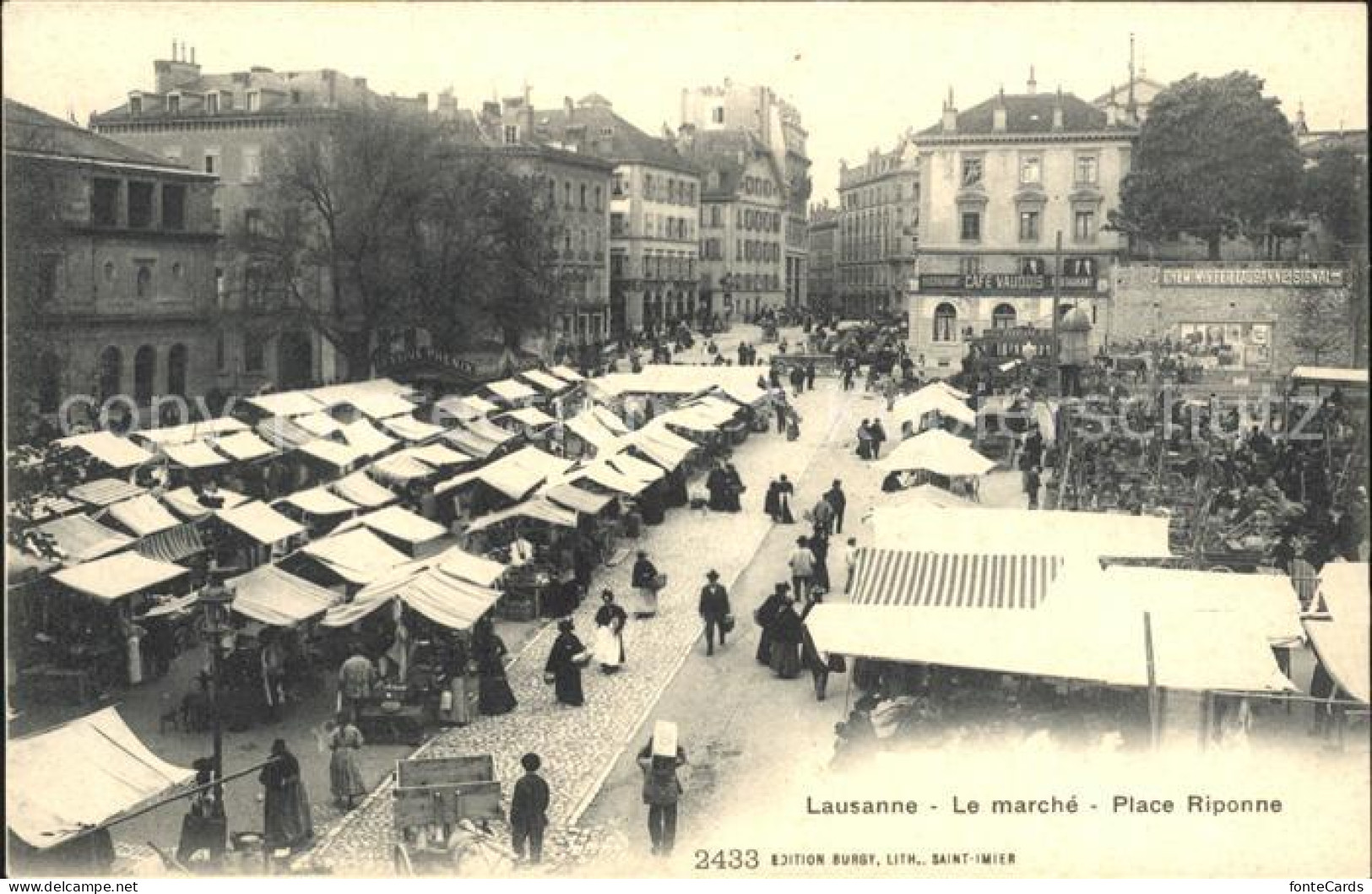 12009516 Lausanne VD Le Marchè Place Riponne  Lausanne VD - Andere & Zonder Classificatie