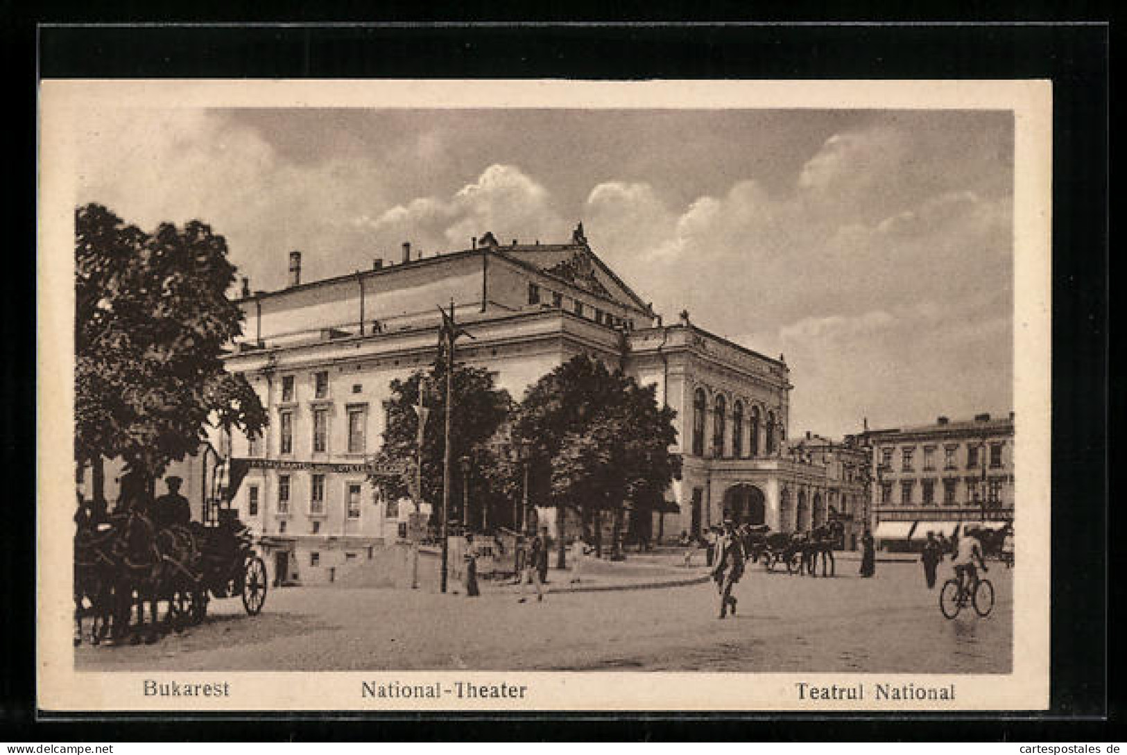 AK Bukarest, Teatrul National  - Roumanie