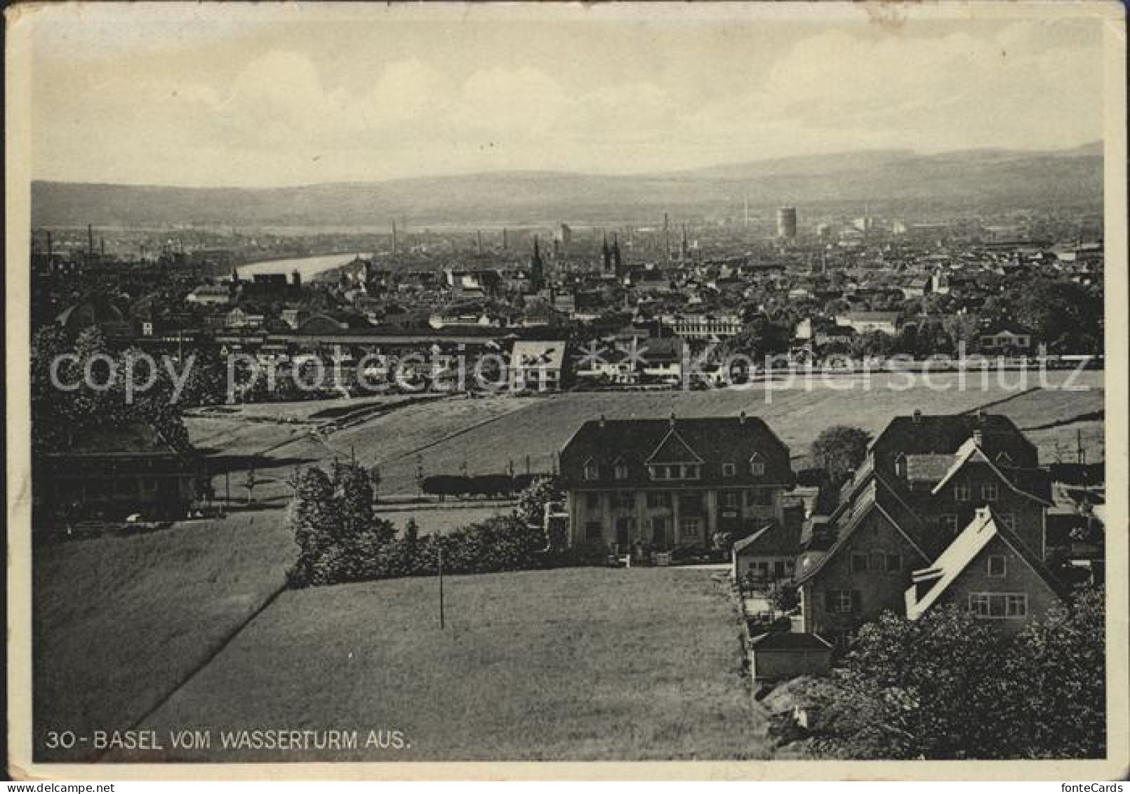 12008846 Basel BS Aussicht Vom Wasserturm  Basel BS - Sonstige & Ohne Zuordnung