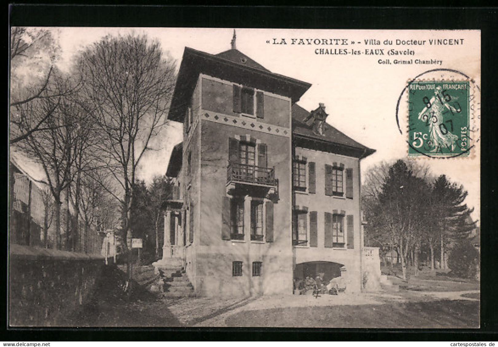 CPA Challes-les-Eaux, Villa Du Docteur Vincent La Favorite  - Sonstige & Ohne Zuordnung