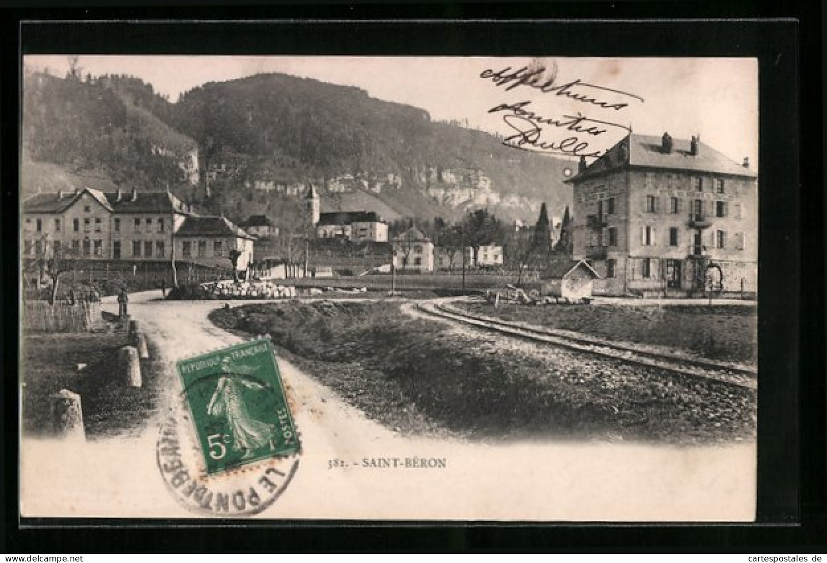 CPA Saint-Bèron, Vue Générale Avec Hotel  - Sonstige & Ohne Zuordnung