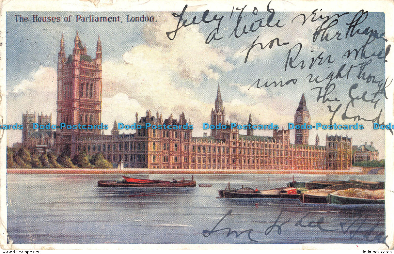 R092036 The Houses Of Parliament. London. 1906 - Autres & Non Classés