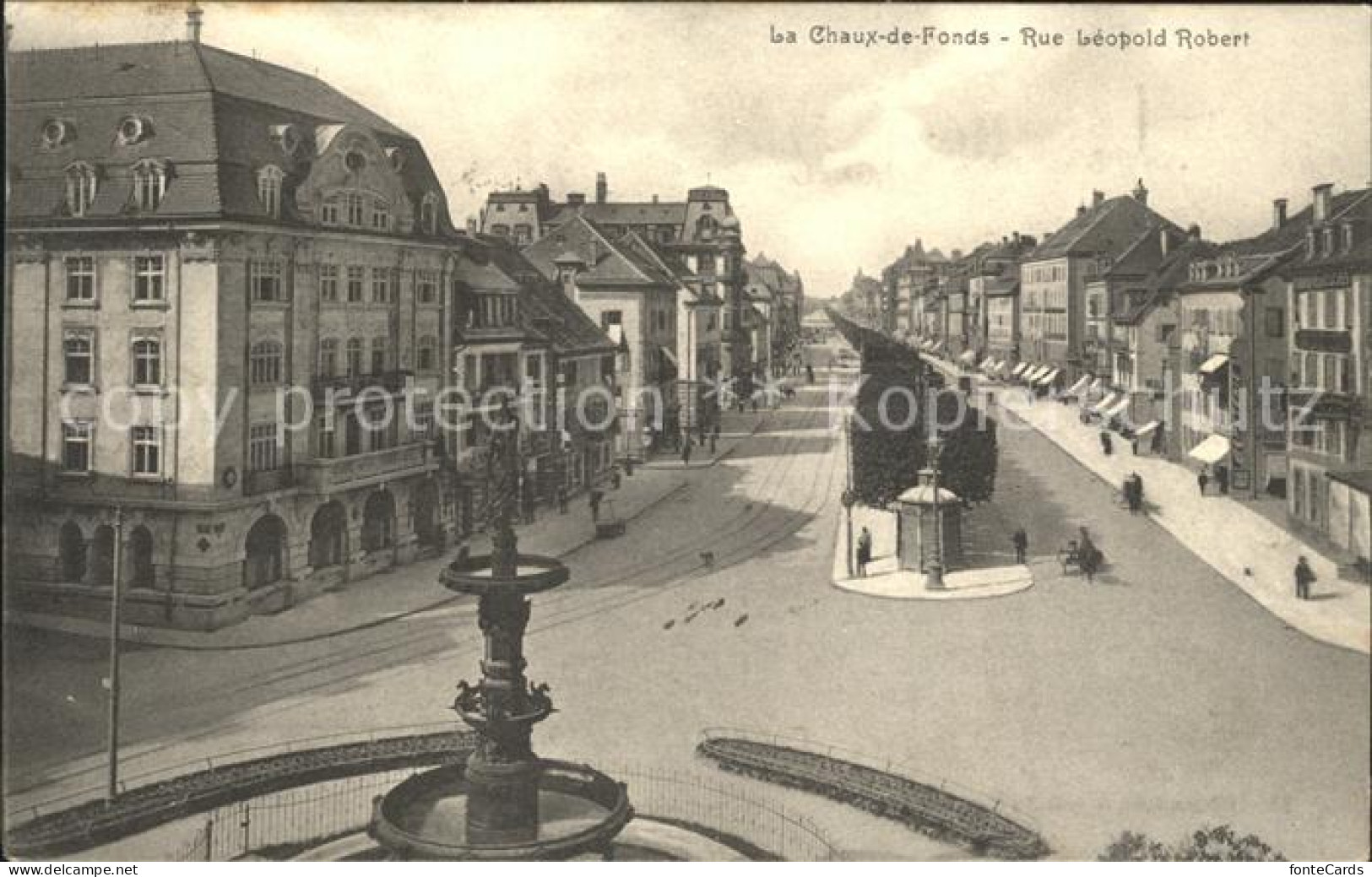 12007646 La Chaux-de-Fonds Grande Fontaine Rue Leopold Robert La Chaux-de-Fonds - Other & Unclassified