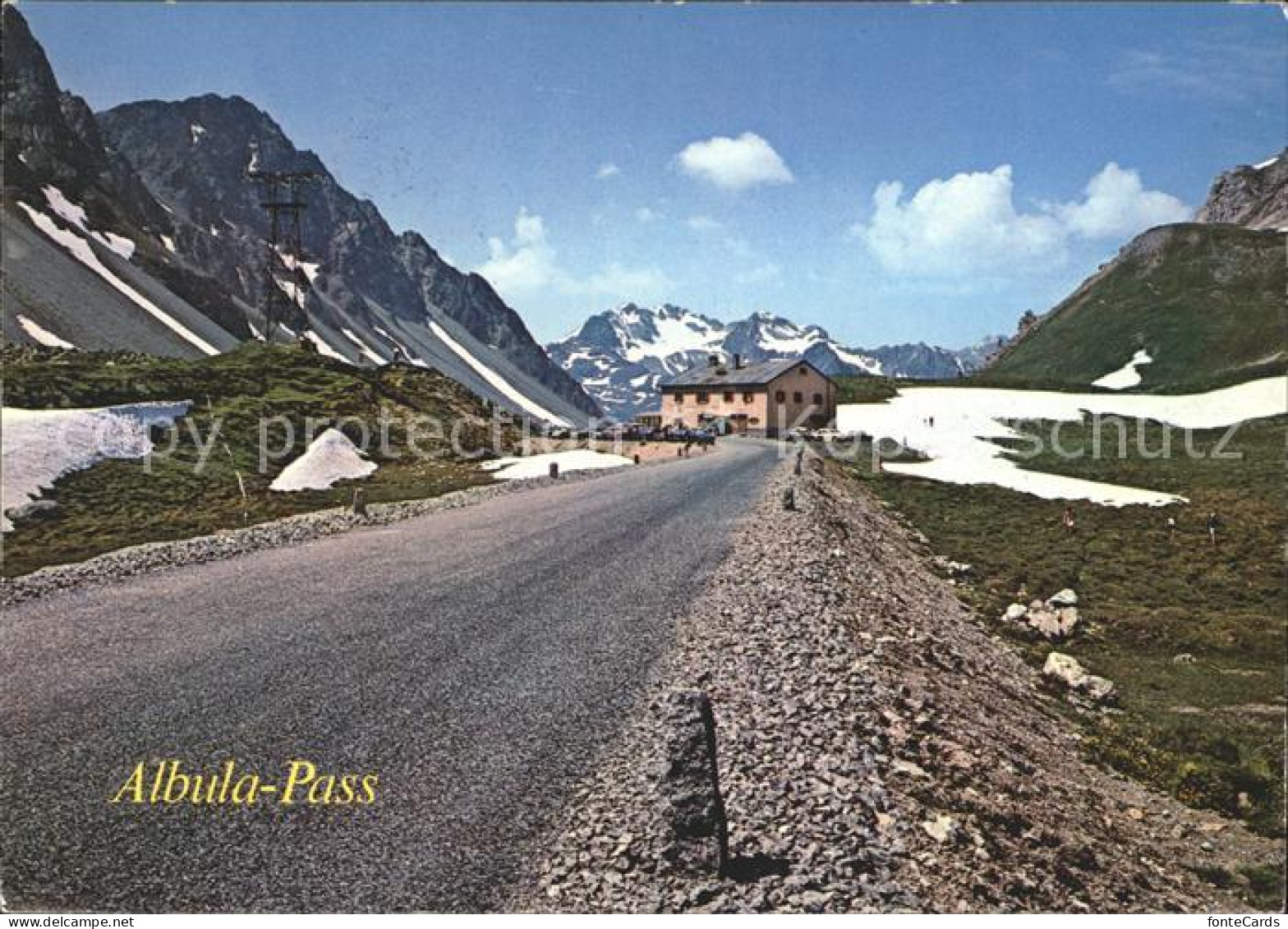 12006176 Albulapass Hospiz Gegen Igls Und Piz Piramida Dschimels Albulapass - Autres & Non Classés