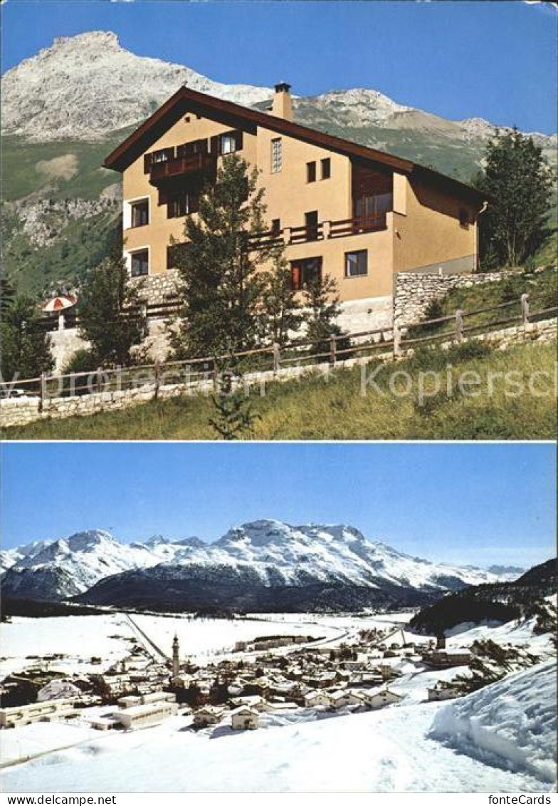 12006106 Samedan Ferienwohnungen Gesamtansicht Mit Alpenpanorama Samedan  - Autres & Non Classés