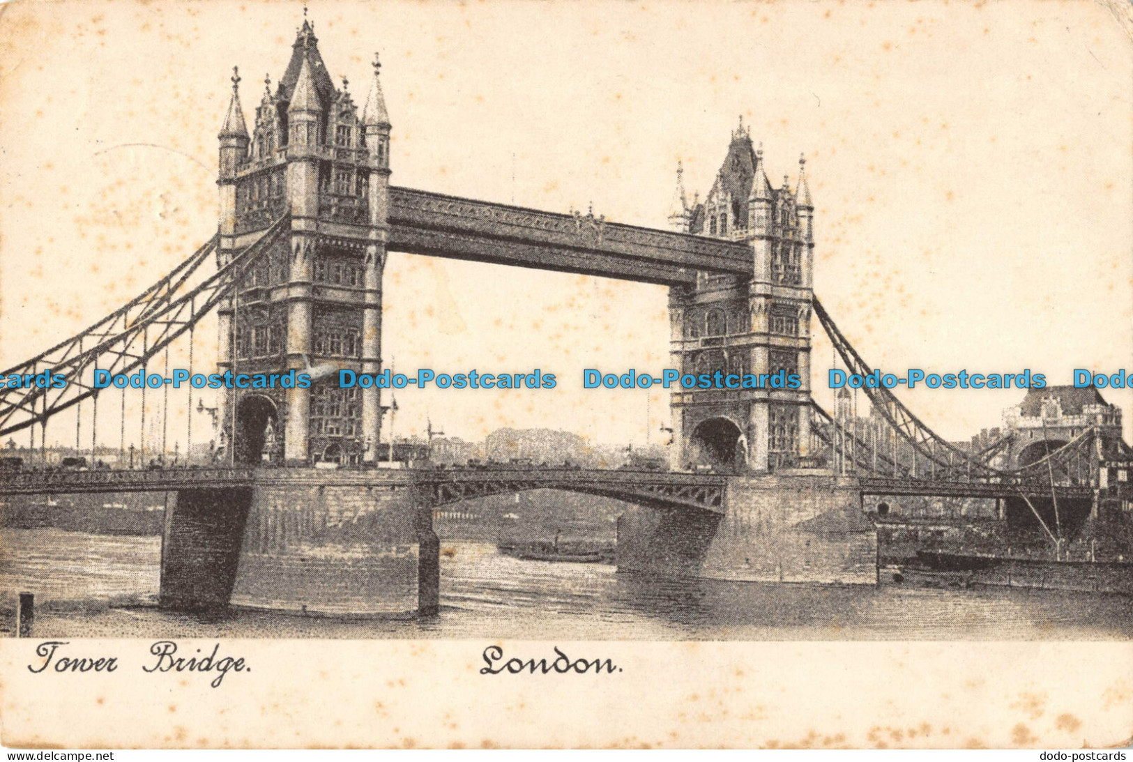 R092052 Tower Bridge. London. 1912 - Other & Unclassified