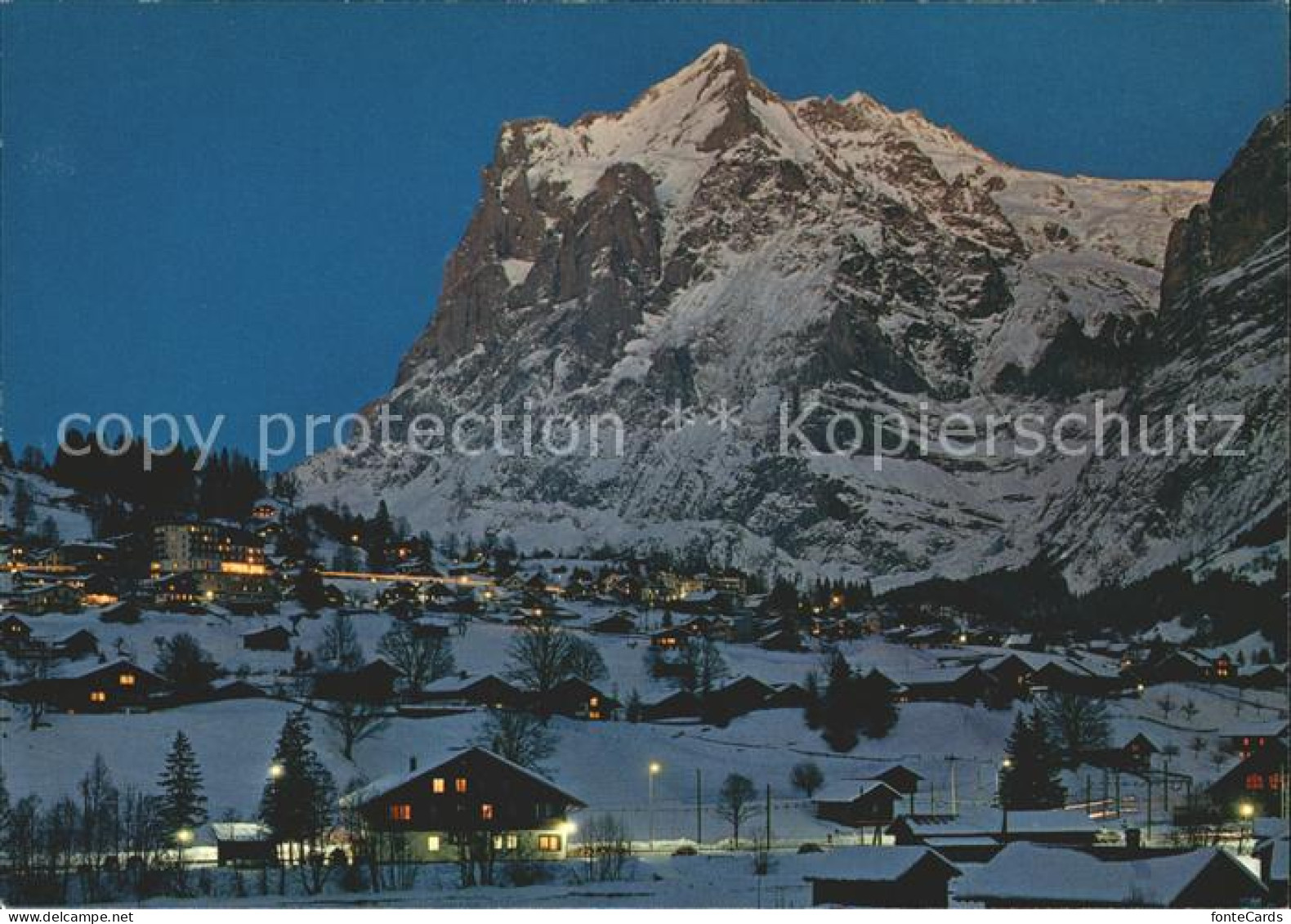 12005376 Grindelwald Wetterhorn Grindelwald - Andere & Zonder Classificatie