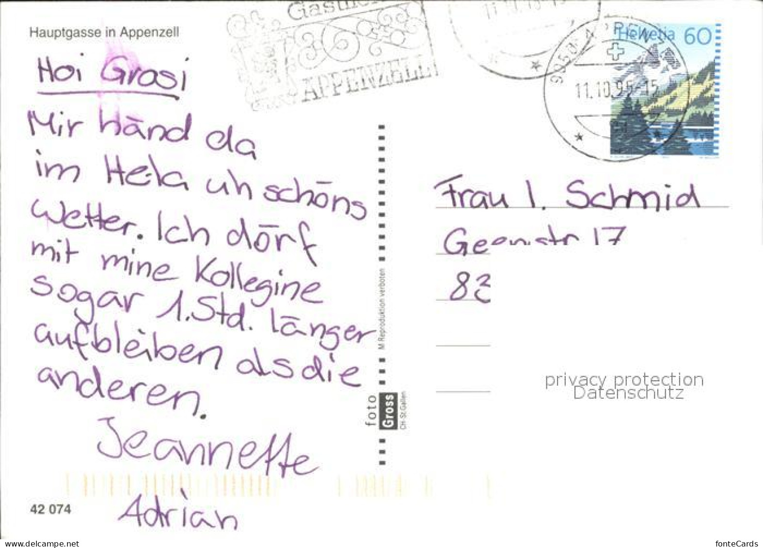 12004456 Appenzell IR Hauptgasse Loewen Drogerie Appenzell - Other & Unclassified