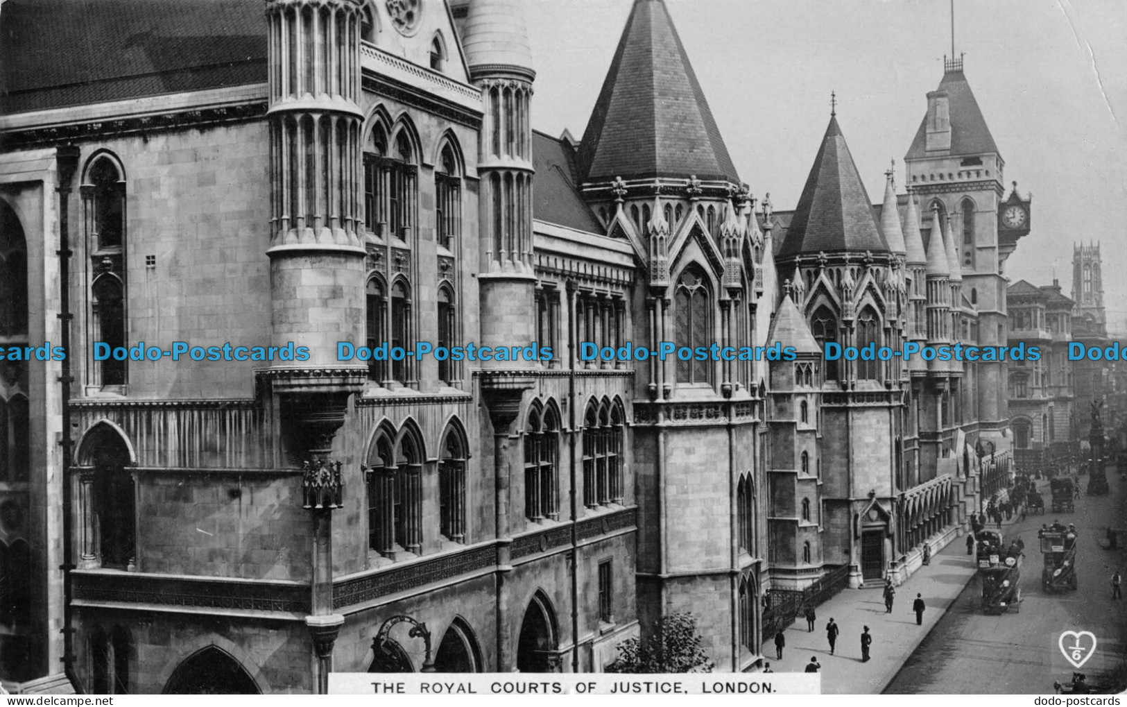 R092079 The Royal Courts Of Justice. London. Hart. RP. 1911 - Otros & Sin Clasificación