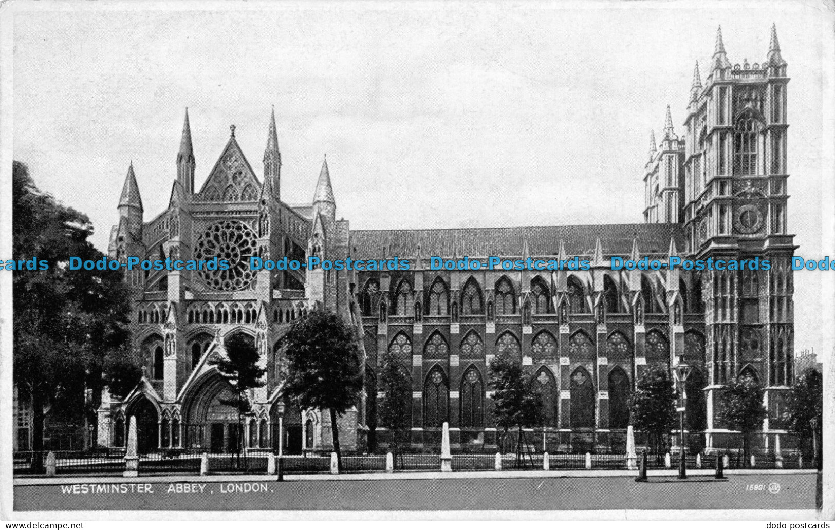 R092081 Westminster Abbey London. Valentine. Bromotone - Other & Unclassified