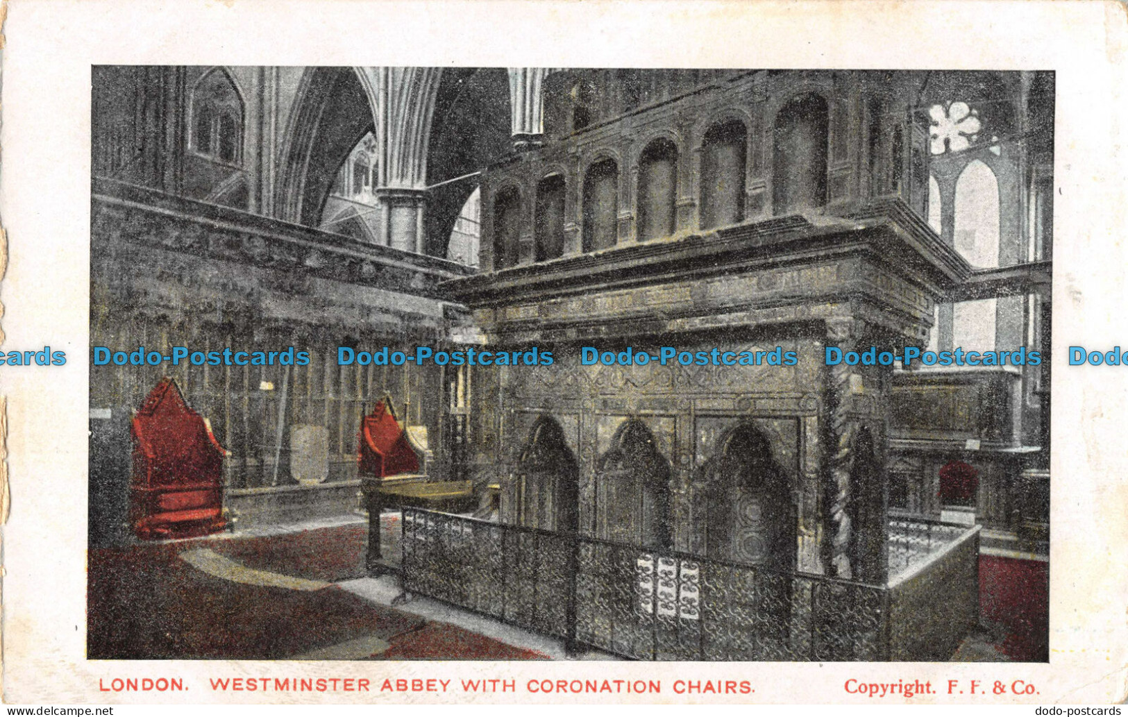 R092082 London. Westminster Abbey With Coronation Chairs - Other & Unclassified