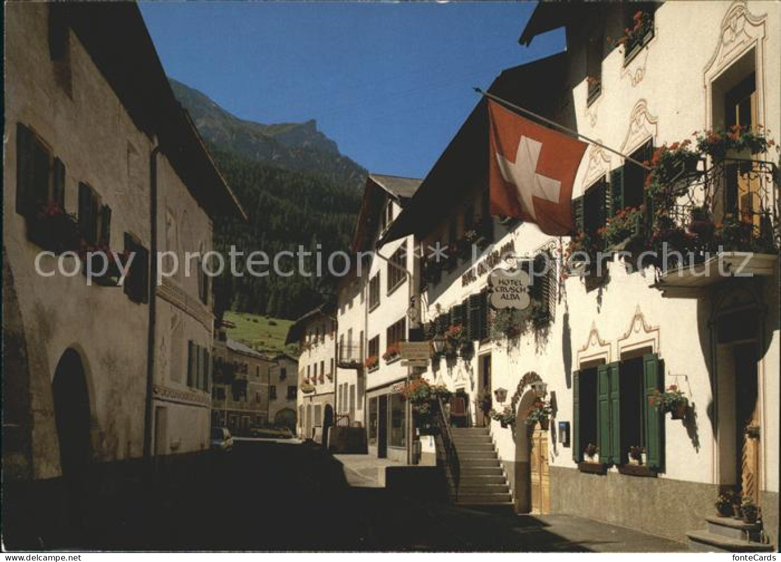 12003136 Sta Maria Muensterthal Piz Mezdi Hotel Crusch Alba Sta Maria Muestair - Autres & Non Classés