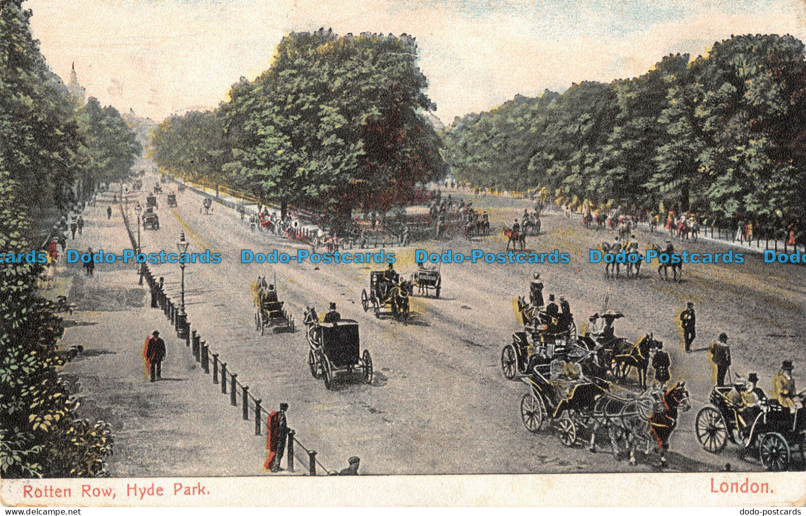 R092092 Rotten Row. Hyde Park. London. 1906 - Andere & Zonder Classificatie