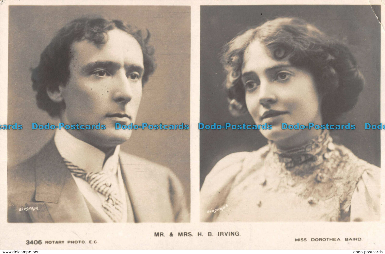 R091165 Mr. And Mrs. H. B. Irving. Miss Dorothea Baird. Rotary Photo. 1905. Mult - Monde