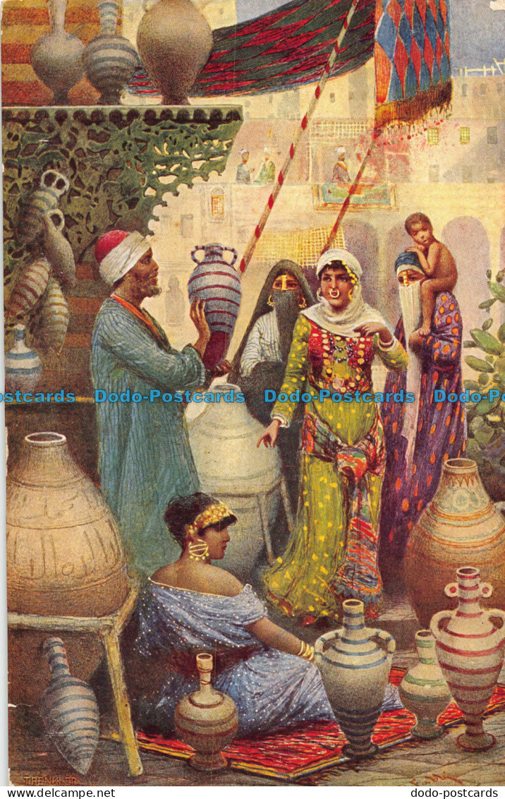 R092734 Old Postcard. Egyptian Scene. Women - Monde