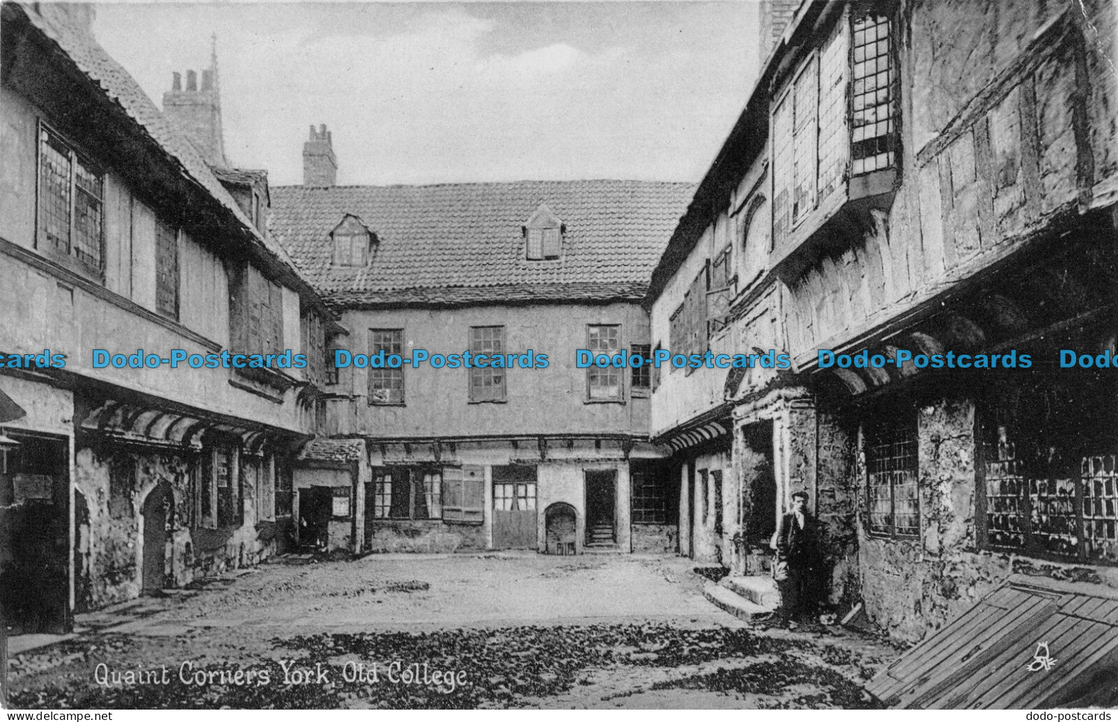 R092735 Quaint Corners York. Old College. Tuck. Silverette. 1906 - World