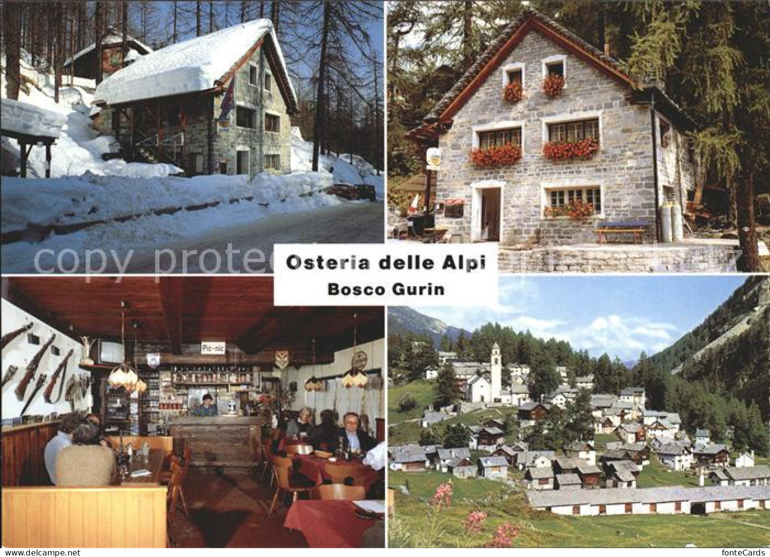 12002416 Bosco Gurin Osteria Delle Alpi Bosco Gurin - Andere & Zonder Classificatie