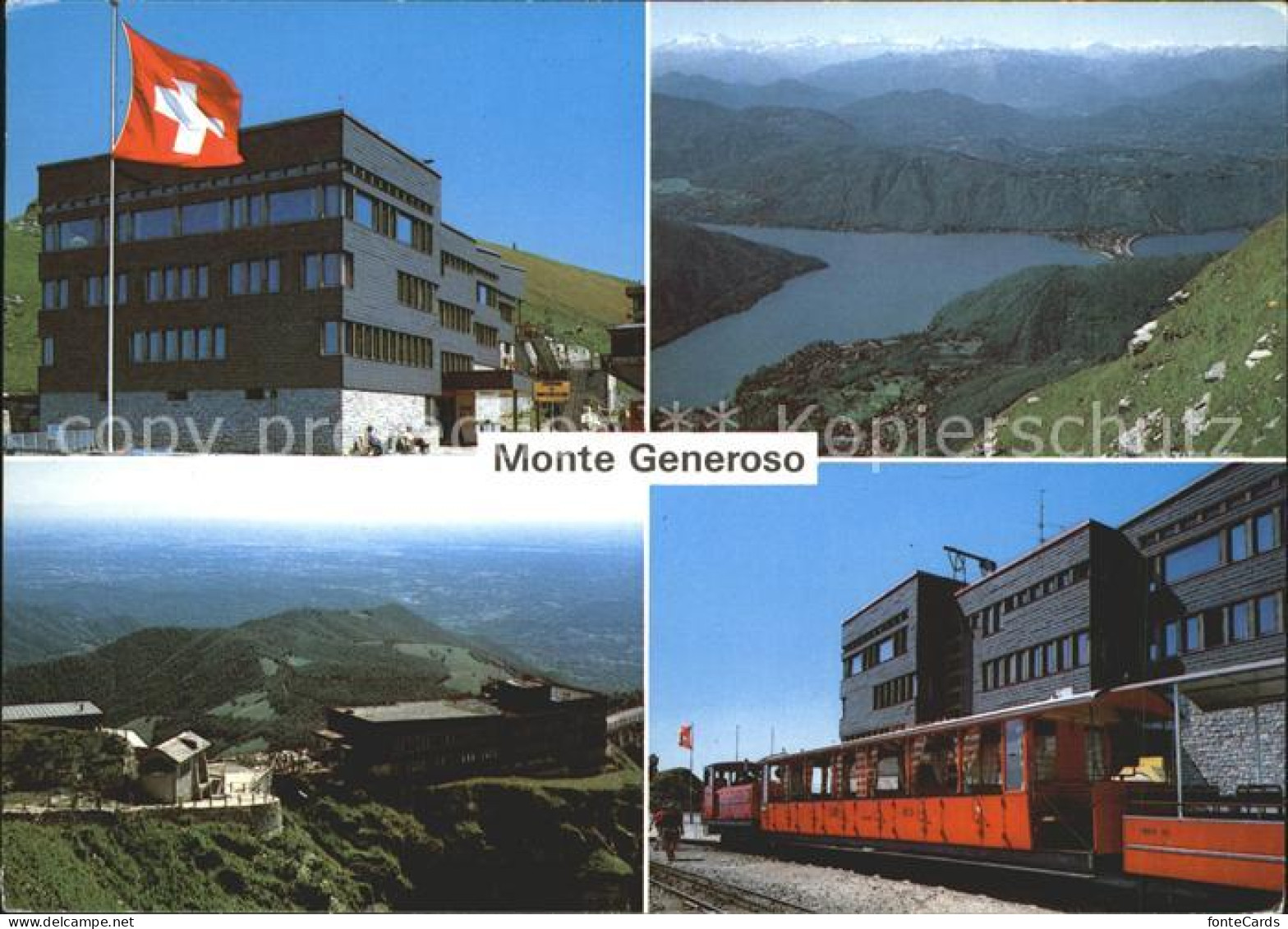 12001826 Monte Generoso Bergbahn Bergstation  Monte Generoso - Autres & Non Classés