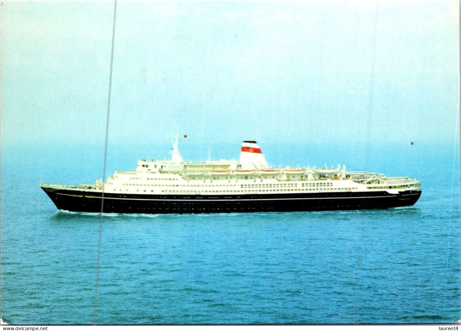 12-5-2024 (4 Z 50) Cruise Ship - M/S Alexander Pushkin Cruise Ship Postcard (posted To Australia From Vanuatu) - Steamers