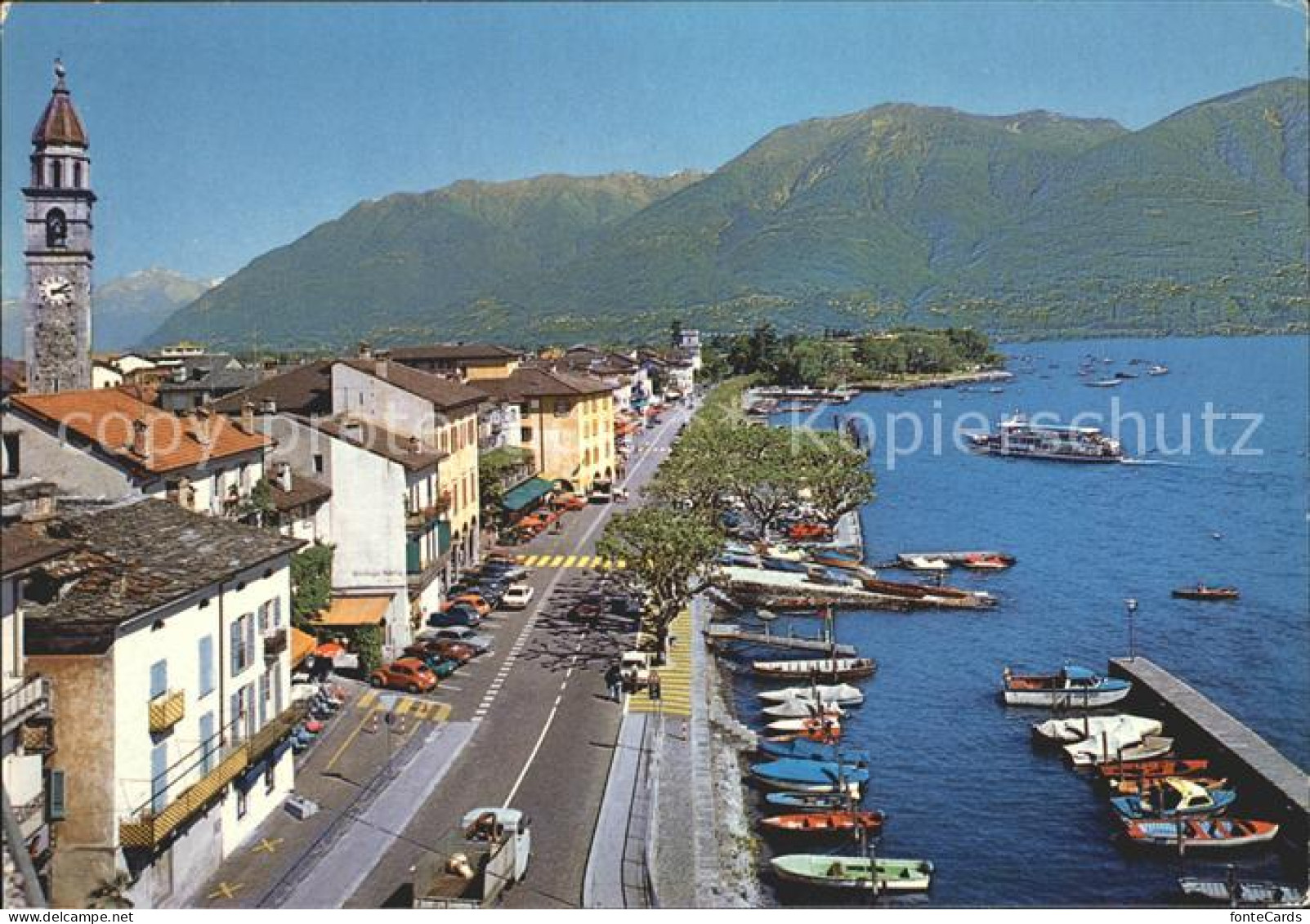 12001116 Ascona TI Lago Maggiore Fliegeraufnahme Ascona - Andere & Zonder Classificatie