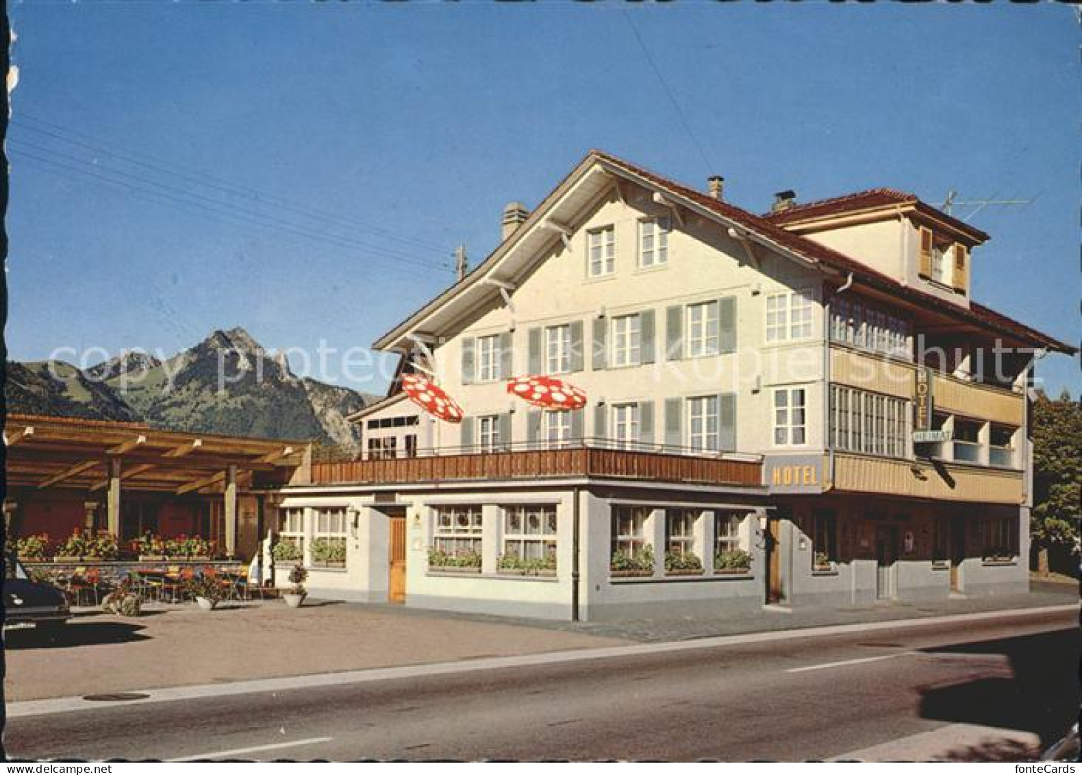11997346 Spiez BE Hotel Restaurant Heimat Spiez - Sonstige & Ohne Zuordnung