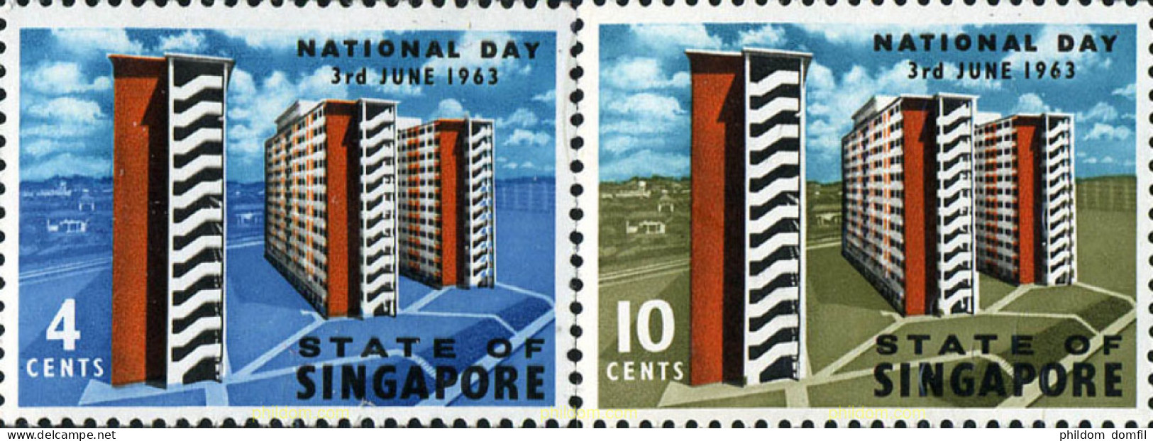 213808 MNH SINGAPUR 1966 FIESTA NACIONAL - Singapur (1959-...)