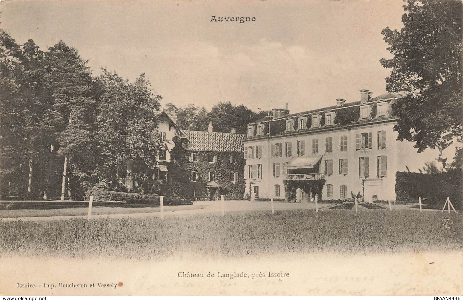 63 - CHATEAU De LANGLADE Près D' ISSOIRE - Sonstige & Ohne Zuordnung