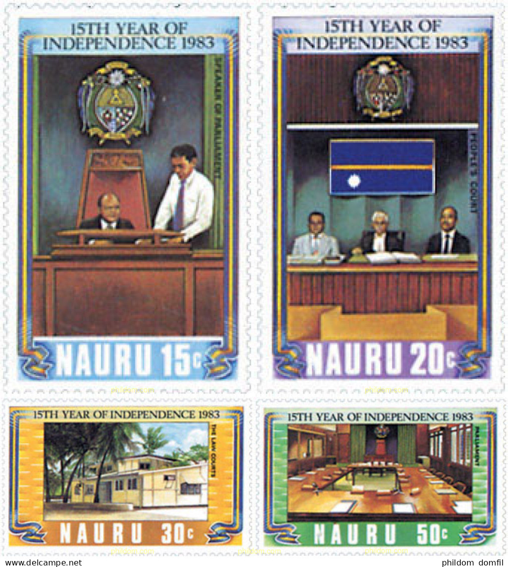 39009 MNH NAURU 1983 15 ANIVERSARIO DE LA INDEPENDENCIA - Nauru