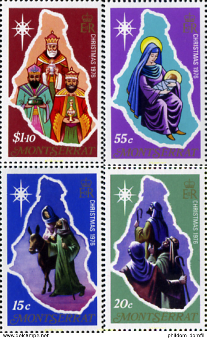 175565 MNH MONTSERRAT 1976 NAVIDAD - Montserrat