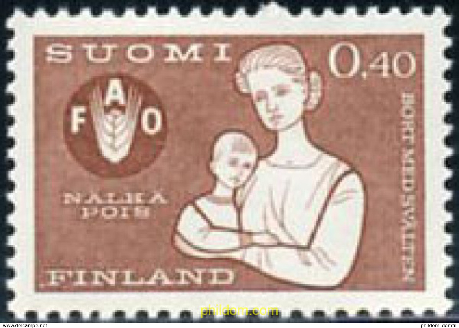 103611 MNH FINLANDIA 1963 CAMPAÑA MUNDIAL CONTRA EL HAMBRE - Nuovi