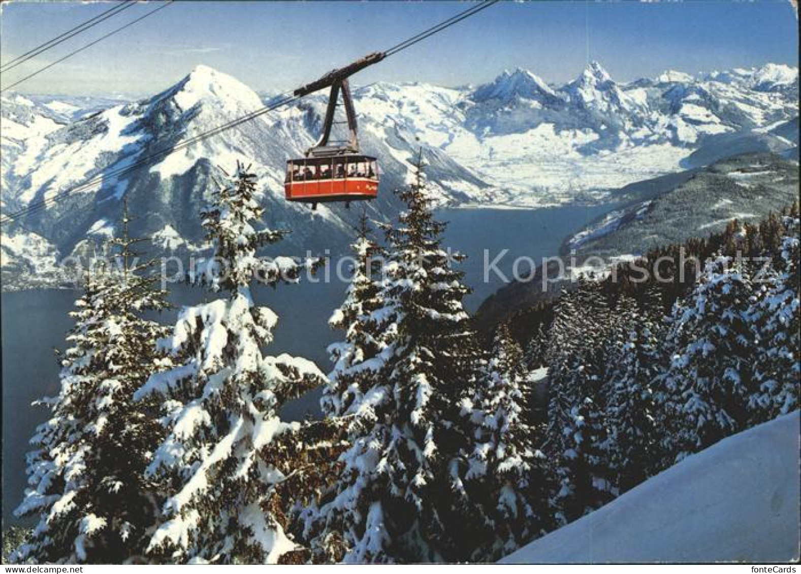 11985086 Beckenried Klewenalp Rigi Hochfluh Bergbahn Mythen Vierwaldstaettersee  - Sonstige & Ohne Zuordnung