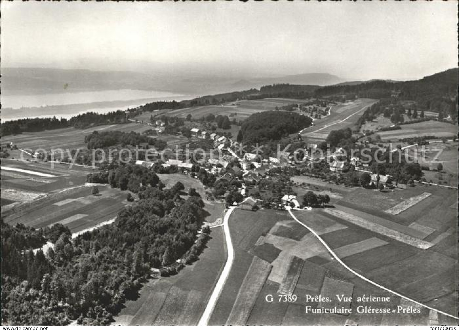 11983876 Preles Fliegeraufnahme Funiculaire Cleresse  Preles - Autres & Non Classés