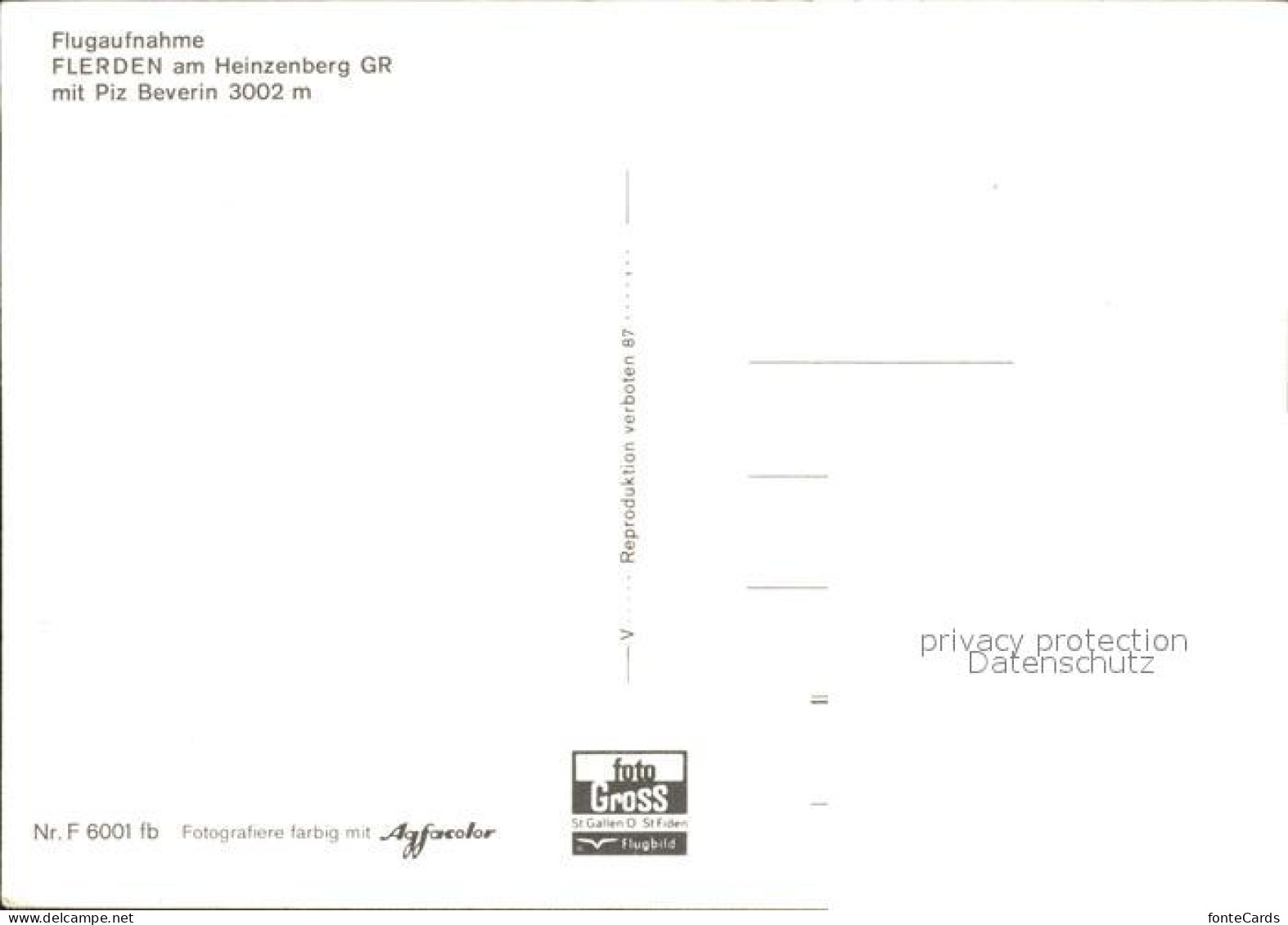 11980626 Flerden Fliegeraufnahme Heinzenberg Piz Beverin Flerden - Other & Unclassified