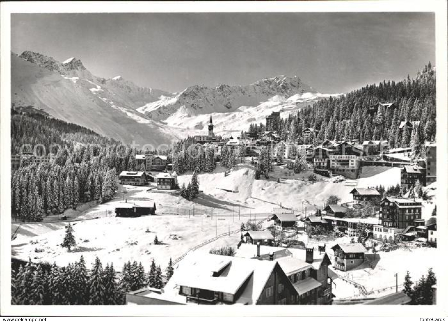 11978496 Arosa GR Panorama Wintersportplatz Alpenpanorama Arosa - Other & Unclassified