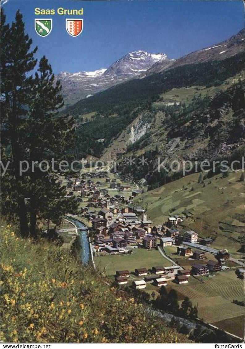 11975886 Saas Grund Mit Rothorn Saas-Grund - Altri & Non Classificati