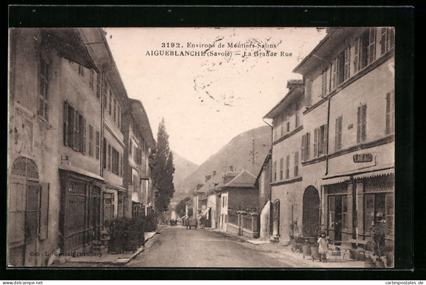 CPA Aigueblanche, La Grande Rue  - Sonstige & Ohne Zuordnung