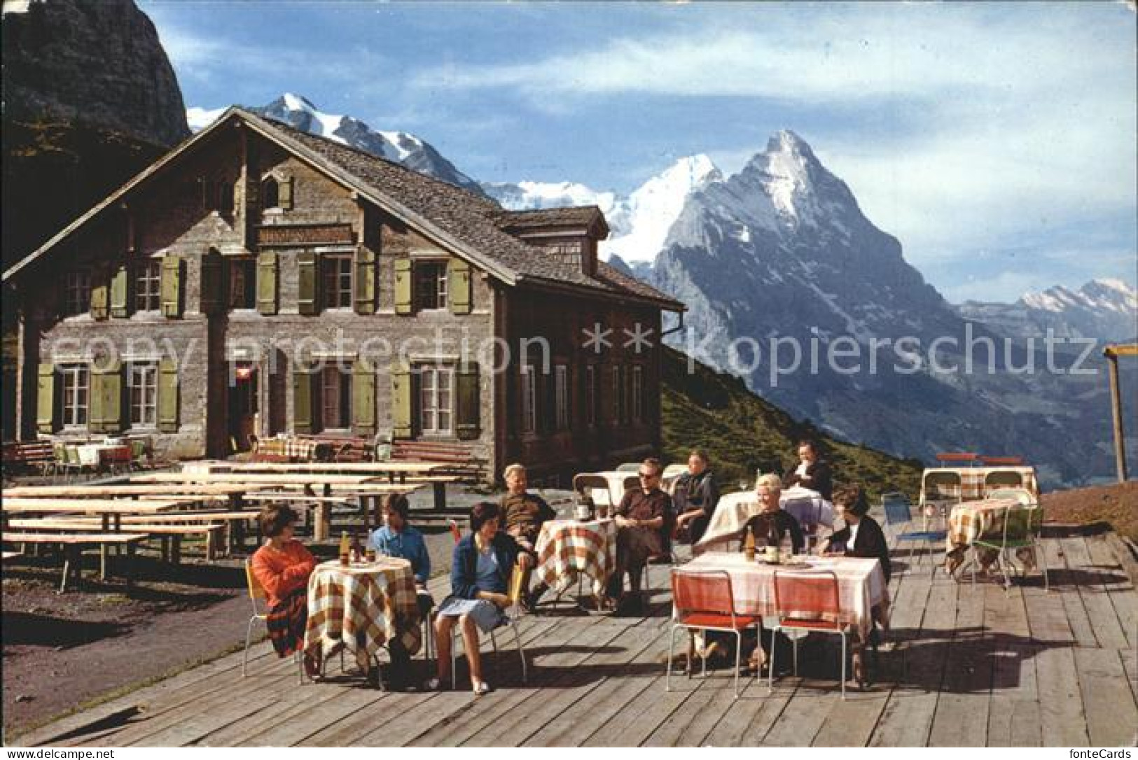 11967556 Grindelwald Hotel Grosse Scheidegg Moench Eiger Grindelwald - Andere & Zonder Classificatie