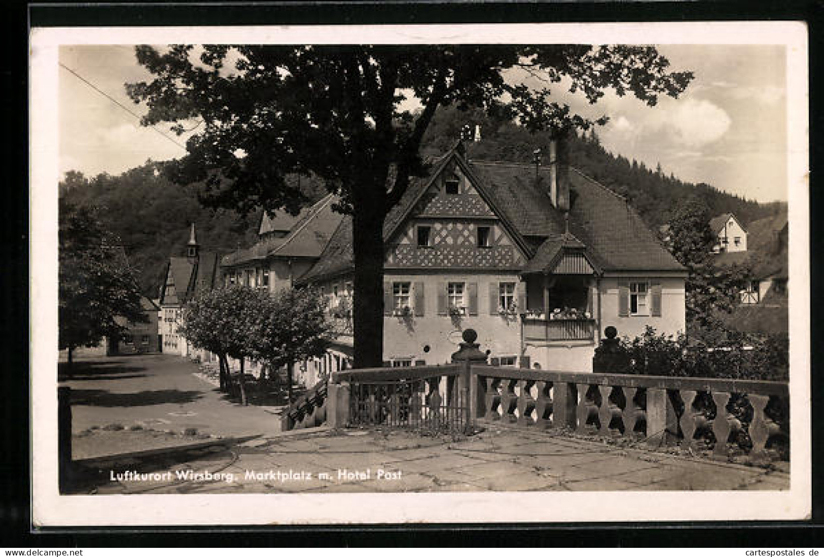 AK Wirsberg, Marktplatz Mit Hotel Post  - Autres & Non Classés