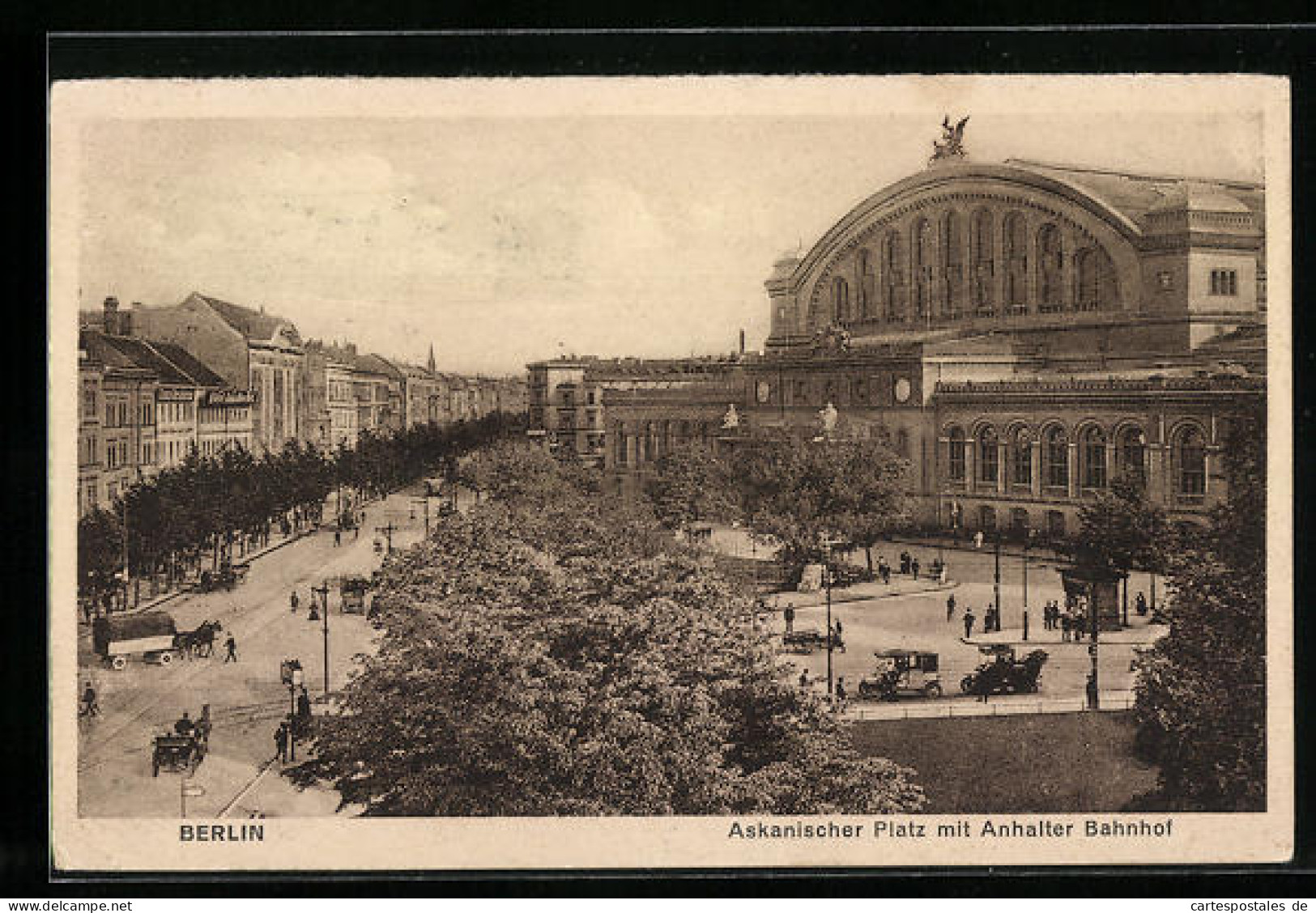 AK Berlin-Kreuzberg, Askanischer Platz Mit Anhalter Platz  - Kreuzberg