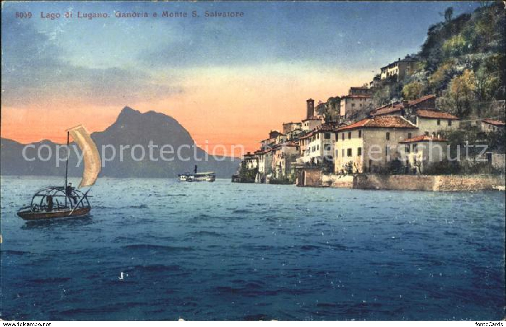 11962426 Gandria Lago Di Lugano E Monte San Salvatore Gandria - Autres & Non Classés