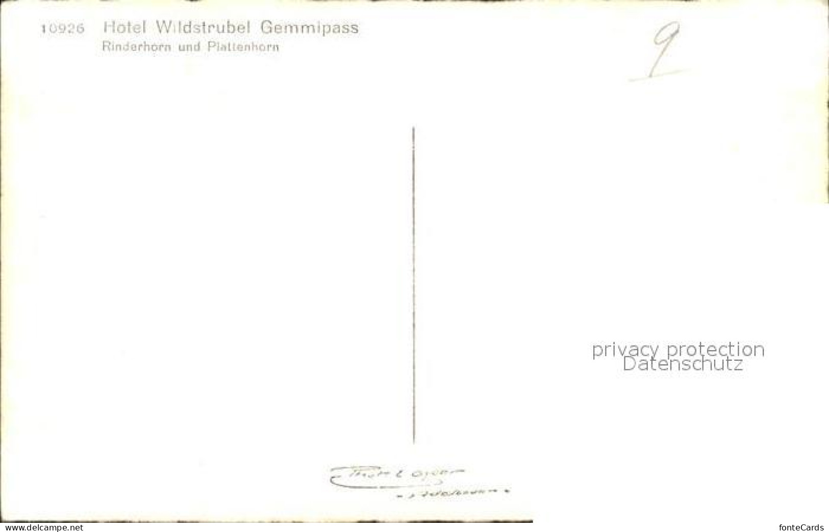 11962376 Gemmipass Wallis Berghotel Wildstrubel Rinderhorn Plattenhorn Gebirgspa - Autres & Non Classés